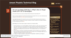 Desktop Screenshot of phadnisblog.com
